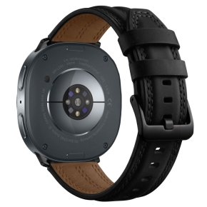 TECH-PROTECT LEATHERFIT CRAFT SAMSUNG GALAXY WATCH 8  9  CLASSIC (40  44  46 MM) BLACK