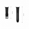 TECH-PROTECT LEATHERFIT CRAFT SAMSUNG GALAXY WATCH ULTRA 1  2 2024-2026 (47 MM) BLACK