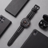TECH-PROTECT LEATHERFIT CRAFT SAMSUNG GALAXY WATCH ULTRA 1  2 2024-2026 (47 MM) BLACK