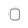 SZKŁO HYBRYDOWE TECH-PROTECT EASY SET FLEX+ 3-PACK APPLE WATCH 12 (46 MM) BLACK