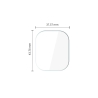 FOLIA HYDROŻELOWA TECH-PROTECT SUPREME SET+ 3-PACK APPLE WATCH 12 (46 MM) CLEAR