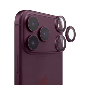 OSŁONA APARATU TECH-PROTECT CAMRING FIT+ IPHONE 18 PRO  MAX BURGUNDY