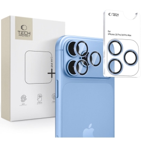 OSŁONA APARATU TECH-PROTECT CAMRING FIT+ IPHONE 18 PRO  MAX LIGHT BLUE