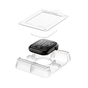 FOLIA HYDROŻELOWA SPIGEN ELITE SHIELD ”EZ FIT” 2-PACK APPLE WATCH 12 (46 MM) CLEAR