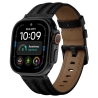 TECH-PROTECT LEATHERFIT CRAFT APPLE WATCH 8  9  10  11  12  SE  ULTRA (44  45  46  49 MM BLACK
