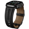 TECH-PROTECT LEATHERFIT CRAFT APPLE WATCH 8  9  10  11  12  SE  ULTRA (44  45  46  49 MM BLACK