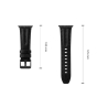 TECH-PROTECT LEATHERFIT CRAFT APPLE WATCH 8  9  10  11  12  SE  ULTRA (44  45  46  49 MM BLACK