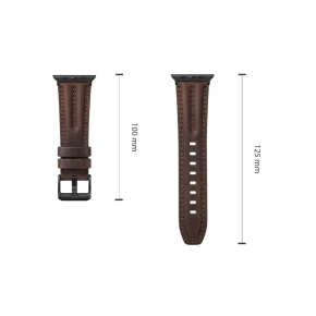 TECH-PROTECT LEATHERFIT CRAFT APPLE WATCH 8  9  10  11  12  SE  ULTRA (44  45  46  49 MM BROWN