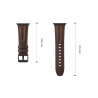 TECH-PROTECT LEATHERFIT CRAFT APPLE WATCH 8  9  10  11  12  SE  ULTRA (44  45  46  49 MM BROWN