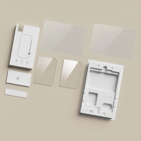 ZESTAW OCHRONNY TECH-PROTECT EASY SET FOIL & GLASS FIT+ 4IN1 IPHONE DUO CLEAR