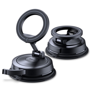 SPIGEN STK120 VACUUMLOCK MAGNETIC MAGSAFE DASHBOARD & WINDSHIELD CAR MOUNT BLACK