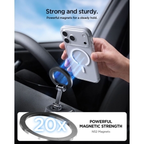 SPIGEN STK120 VACUUMLOCK MAGNETIC MAGSAFE DASHBOARD & WINDSHIELD CAR MOUNT BLACK