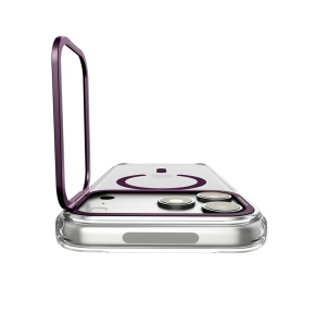 SPIGEN ULTRA HYBRID OPTIK S MAGSAFE IPHONE 17 PRO MAX  18 PRO MAX CLEARBURGUNDY