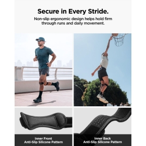 SPIGEN A730 DYNAMIC SHIELD RUNNING KNEE STRAP BLACK
