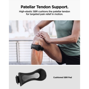 SPIGEN A730 DYNAMIC SHIELD RUNNING KNEE STRAP BLACK