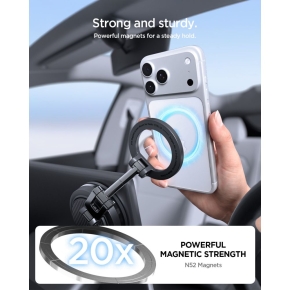 SPIGEN STK110 VACUUMLOCK MAGNETIC MAGSAFE SCREEN CAR MOUNT BLACK