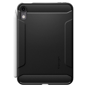 SPIGEN RUGGED ARMOR IPAD MINI 8.5" 8  2026 MATTE BLACK
