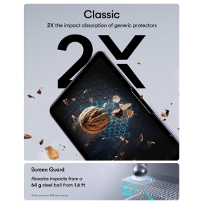 SZKŁO HARTOWANE ESR ULTRAFIT TEMPERED GLASS 2-PACK IPAD MINI 8.5" 2026 CLEAR
