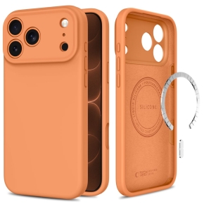 TECH-PROTECT SILICONE MAGSAFE IPHONE 17 PRO  18 PRO COSMIC ORANGE