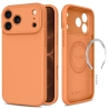 TECH-PROTECT SILIKON MAGSAFE FÜR IPHONE 17 PRO  18 PRO KOSMISCH ORANGE
