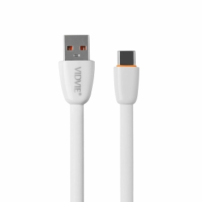 Kabel VIDVIE CB411 USB/Type C 2.1A, 1m weiß