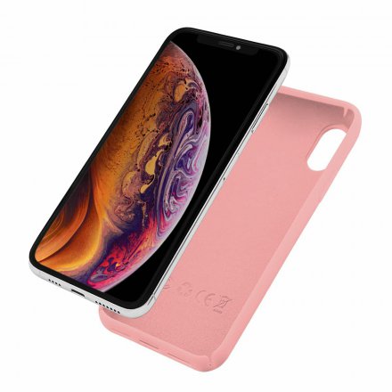 etui silicone cover rozowy
