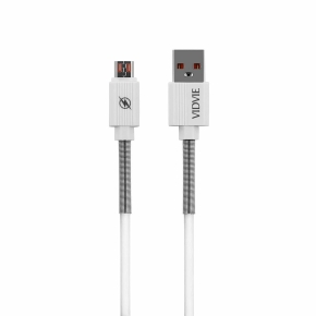 VIDVIE C510 USB/Micro 3.1A, 1m White Cable