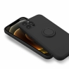 Case FINGER RING for Samsung A42 5G black