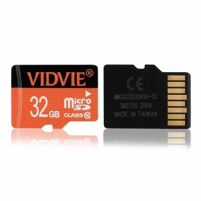 VIDVIE MICRO SDHC 32GB Memory Card Black
