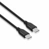 Cable REVERSE Type C/Type C 3A 2m black BAG