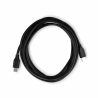 Cable REVERSE Type C/Type C 3A 2m black BAG