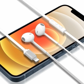 VIDVIE HS647 Wired Headphones for iPhone White