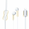 Wired earphones VIDVIE HS647 for  iPhone white