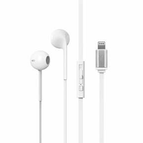 VIDVIE HS647 Wired Headphones for iPhone White