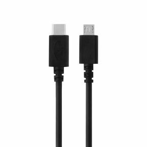 REVERSE Cable Type C/Micro 3A, 1.5m black BAG