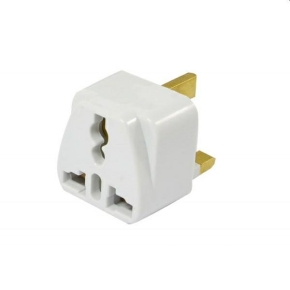 UK/USA to PL Socket Adapter White