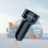 Car charger VIDVIE CC518C QC 3.0 20W 1xUSB+1xType-C+iPh black