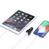 Car charger VIDVIE CC518C QC 3.0 18W 1xUSB+1xType-C+iPh black