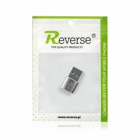 Adapter REVERSE USB/Type C silver