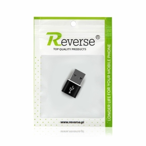adapter reverse usbtypec czarny